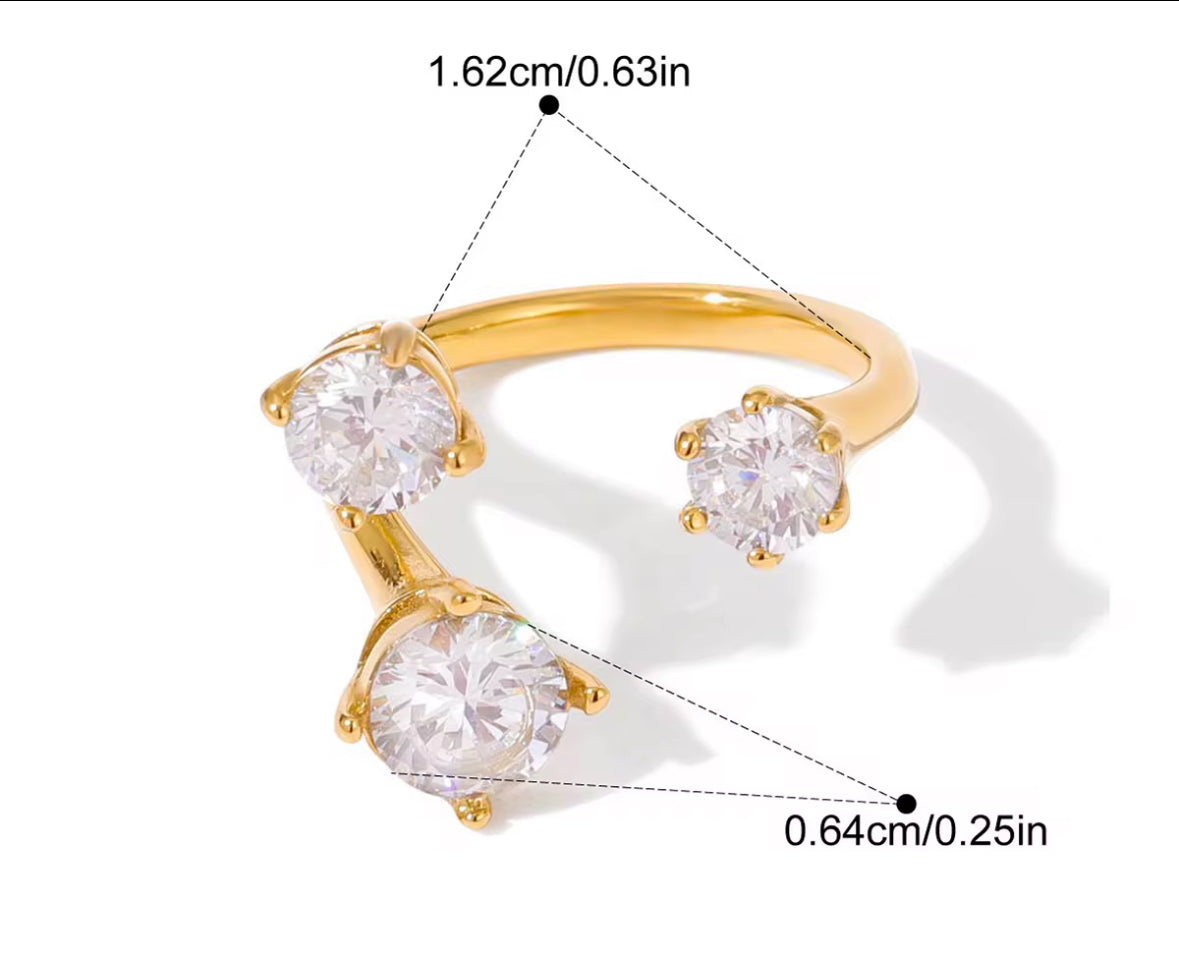 Asymmetrical Branch Opening Ring