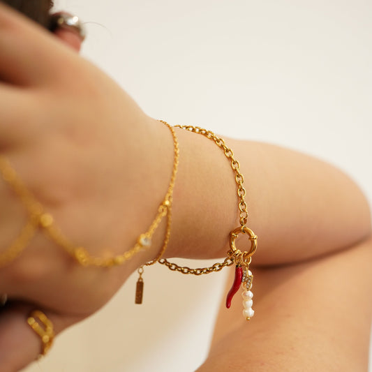 Trio Charm Bracelet