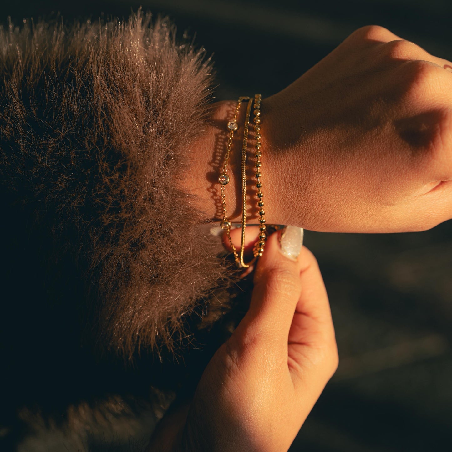 Triple Chain Bracelet