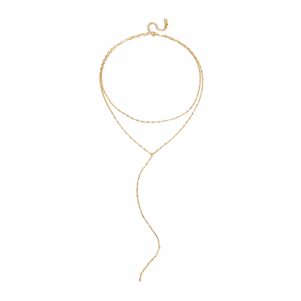 Classic Double Layer Y Chain