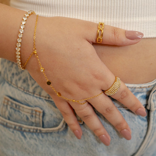 Gem Glow- Classic Hand Chain