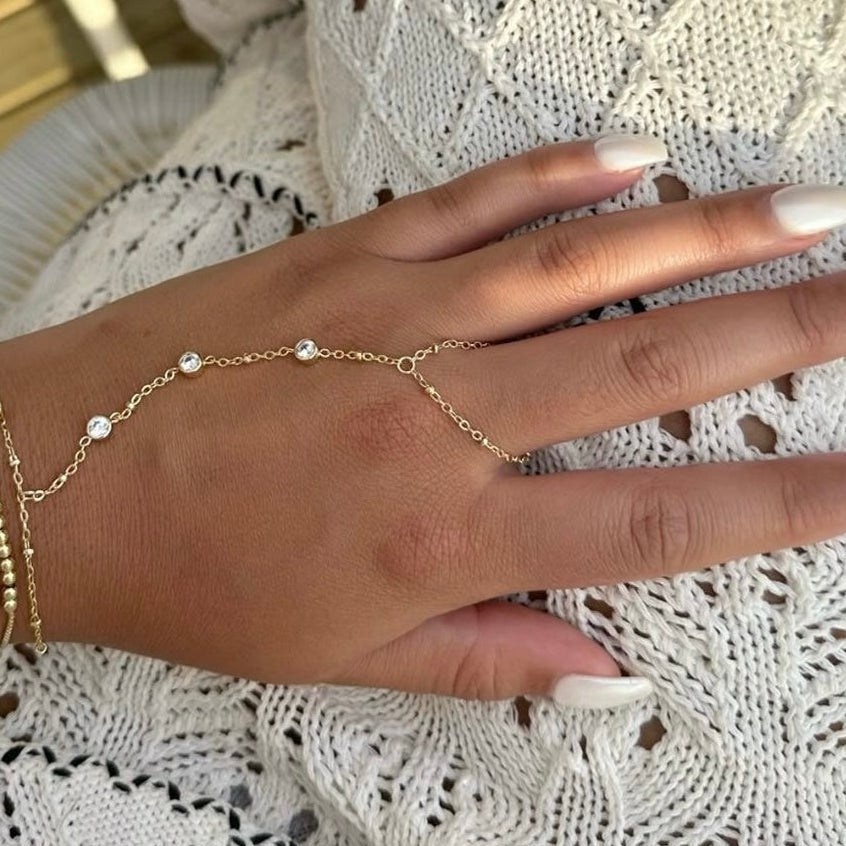 Gem Glow- Classic Hand Chain