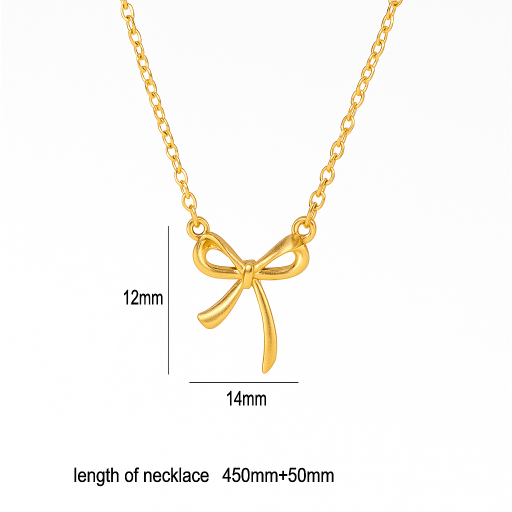 Take a Bow Necklace