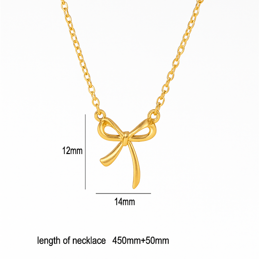 Take a Bow Necklace