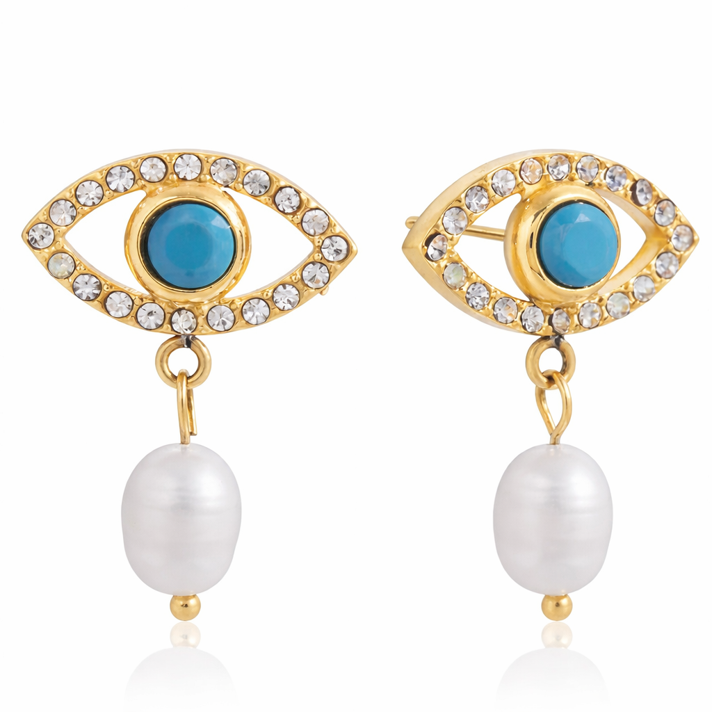 Protect me pearl earrings