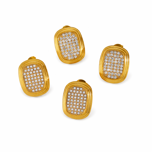 Crystal Stud Earrings