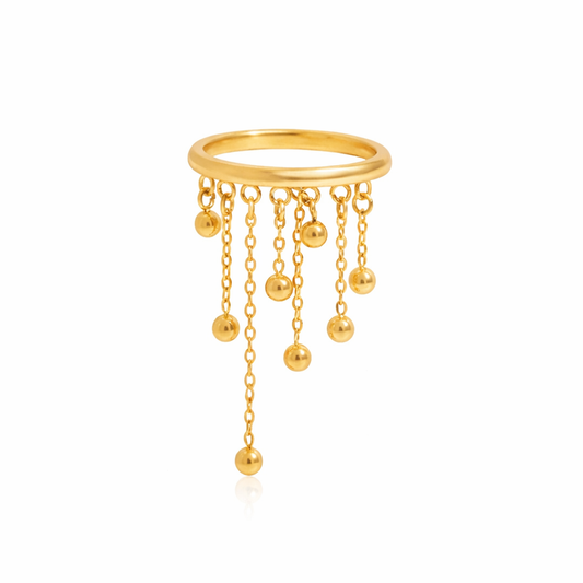 Tassel Charm Ring
