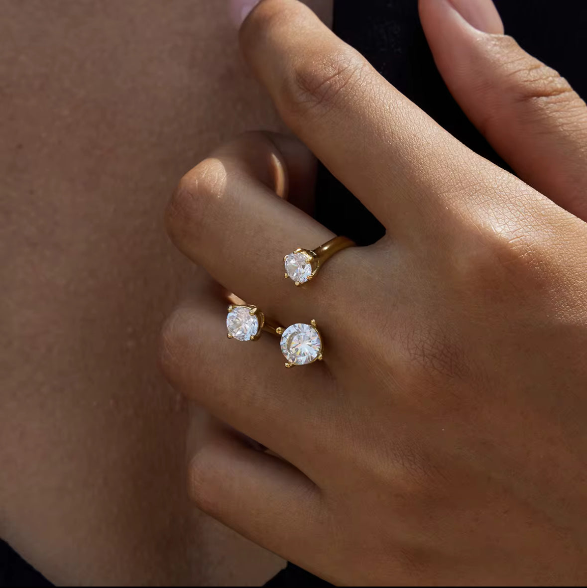 Asymmetrical Branch Opening Ring