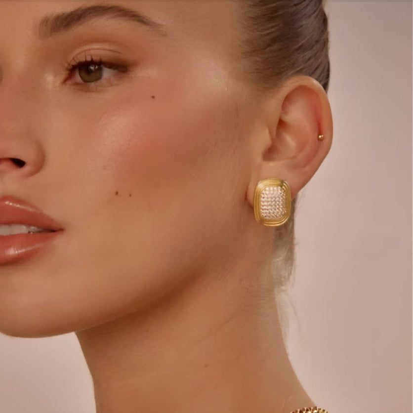 Crystal Stud Earrings