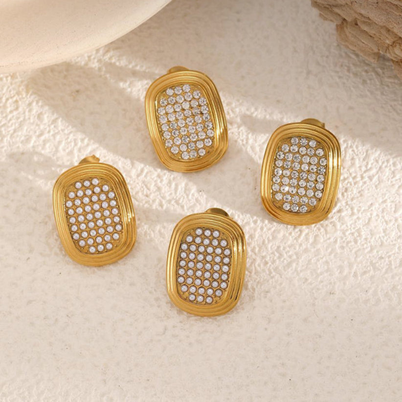 Crystal Stud Earrings