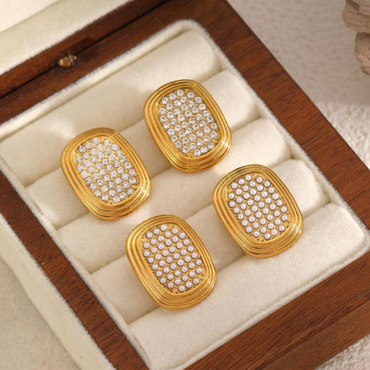 Crystal Stud Earrings