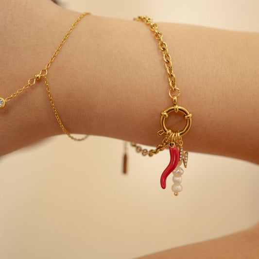 Trio Charm Bracelet